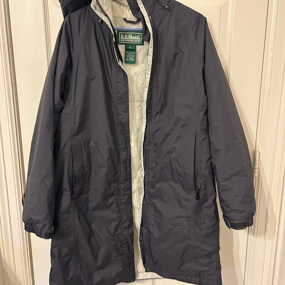 L.L. Bean Women's Gray GORE-TEX Parka Jacket